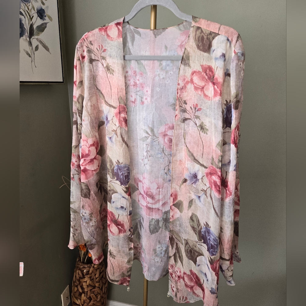 Floral Kimono sz 16W